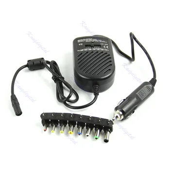 DC 80W Car Auto Universal Charger, Power Supply Adapter Set For Laptop Notebook