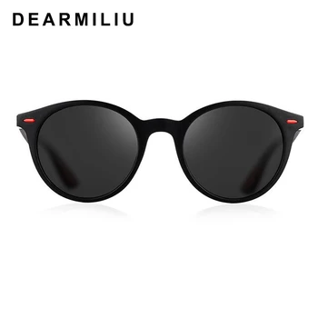DEARMILIU projekt unisex okrągłe ramki klasyczne okulary polaryzacyjne Mężczyźni Kobiety jazdy okulary męskie Gogle UV400 Gafas De Sol