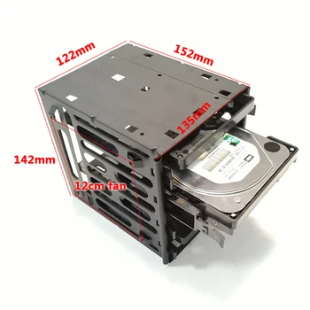 DEBROGLIE Korea 3R Shockproof Hard Disk Cage Box 3.5 inch Shock-proof Hard Disk Bracket Save Space Put in 4PCS HDD/SSD