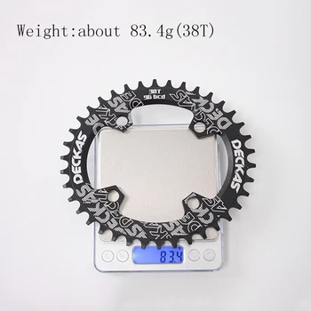 DECKAS 94+96BCD rower łańcuszkowego pierścień Górski/rower koło łańcuchowe wąskie szerokie łańcuszkowego pierścień 32T/34T/36T/38T części roweru