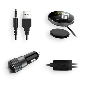 Deelife AUX Bluetooth Receiver Adapter Car Handsfree Carkit z FM transmitter do automatycznego telefonu odtwarzacz MP3 zestaw głośnomówiący