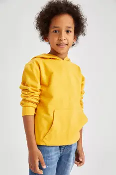 DeFacto Autumn Boy dzianiny bluza z nadrukiem Dla chłopców sportowy wygląd casual z długim rękawem, ciepłe casual nowy sezon-S9762A620AU