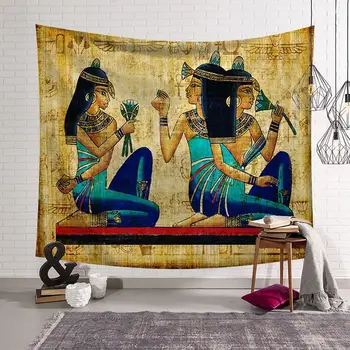 Dekoracje do domu Starożytny Egipt seria gobelin ozdoby tkaniny gorąca sprzedaż wiszące tkaniny na co dzień sypialnia ścienny tap865