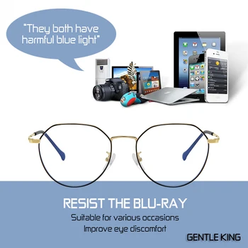 Delikatny król Kocie oko anty niebieski filtr okulary ramka kobiety niebieski światło hamuje антирадиационные komputerowe okulary mężczyźni