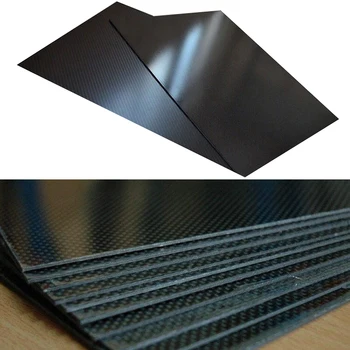 Deska włókna węgla,200*300mm/250*250mm 0.5-4MM 3k Штейновая powierzchnia panel płyty węgla Twill pokrywa wysoką twardość kompozytowych