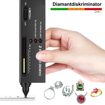 Diament detektor elektroniczny Diament wybierak Gemstone Gems Tester II Jewelry Tool