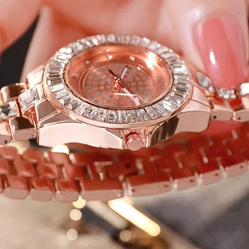 Diament temperament moda zegarki zegarek damski trend prosta bransoletka zegarek studentów ins styl