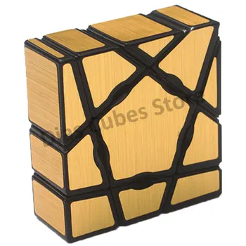 Dias Cubes YongJun Ghost Floppy 1x3x3 Cube ze złotymi/srebrnymi naklejkami miłe prezenty dla dzieci