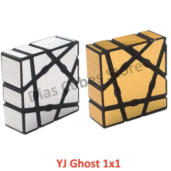 Dias Cubes YongJun Ghost Floppy 1x3x3 Cube ze złotymi/srebrnymi naklejkami miłe prezenty dla dzieci