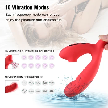 Dildo pochwy ssanie wibrator 10 prędkości wibracyjna przyssawka oral ssanie stymulator łechtaczki erotyczne sex zabawki dla kobiet dorosłych