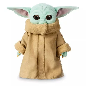 Disney 30 cm Baby Yoda pluszowe lalki Мандалорианские Star Wars dziecko zawdzięcza wam figurka lalki zabawki kreskówka pluszowe lalki prezenty