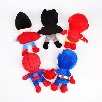 Disney anime figurka model 26 cm Marvel pluszowy Spiderman lalka Superman, Kapitan Ameryka, Iron man, Avengers, Batman zabawki dla dzieci prezent