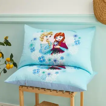 Disney bawełniane poszewki na poduszki 2szt ładny różowy mrożone Elsa Anna Księżniczka Minnie Kubuś poszewka Dekoracyjna poszewka 48x74cm