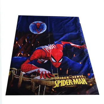 Disney Marvel kreskówka Spiderman Księżniczka Mc Queen auta prześcieradło 150x200 cm chłopcy dziewczęta Dzieci Sypialnia decor Flatsheet Drop Shipping