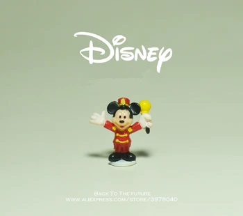 Disney Mickey Mouse rejs klasyczny 2.3 cm figurka postawa anime dekoracje kolekcja figurka zabawka model dla dzieci prezent