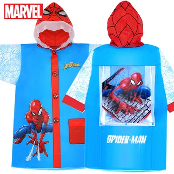 Disney Spiderman mrożony dziecięcy płaszcz przedszkola dziecko wodoodporny worek ze szkolnymi torbami poncho dzieci student płaszcz