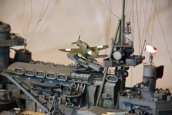 DIY Paper Craft 1:200 Harlem version battle cruiser Scharnhorst 3D paper model Toy Ship Funs Gifts