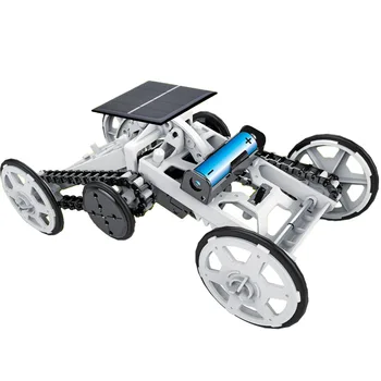 DIY STEM Educational Toys Solar Robot Kit Solar Energy Hybrid Car Model Assembled Kit Science Technology Toy Kids Gift