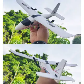 DIY zebrany pilot zdalnego sterowania szybowiec samolot zestaw dziecięca zabawka prezent Многоосевая system lekka latająca zabawka mini-biały styl