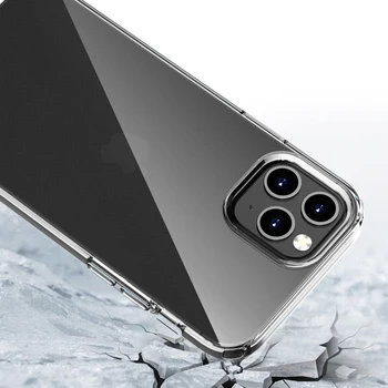 Dla Apple Iphone 12 Pro Max Case odporna na wstrząsy krystalicznie czysty soft TPU Airbag pokrowce dla telefonów Iphone 11 Pro Max 7P 8P XR XS MAX 6S