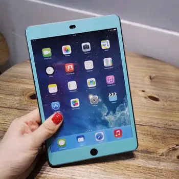 Dla Apple nowy iPad 2017 2018 9.7 A1822 A1823 A1893 przeciwwybuchowy szkło hartowane folia Tablet PC ekran pokrywa ochronna kolor