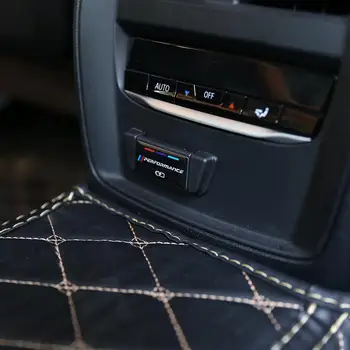Dla BMW G20 G28 325li 3 Series 2019 2020 1 Series X1 X2 samochodowy tylny port ładowania USB pokrywa ochronna akcesoria