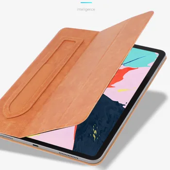 Dla Ipad Pro 11-calowy Tablet Case moda dwustronna Magnetyczna uchwyt Groove Tablet Case Auto Sleep/Wake For Ipad Pro 11 cali 2019