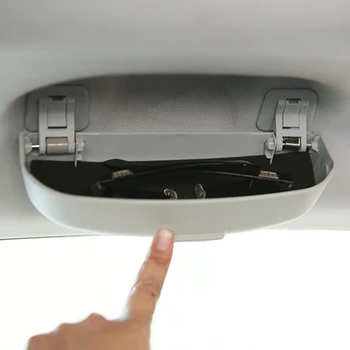 Dla Jeep Renegade samochodowe okulary etui, uchwyt na okulary pudełko do przechowywania Przenośny samochodowy organizer akcesoria do wnętrza samochodów-stylizacja