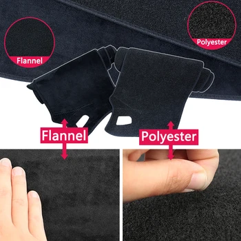 Dla KIA Pegas 2017 2018 2019 Soluto Anti-Slip Mat Dashboard Cover Pad Sunshade Dashmat Protect Carpet Anti-UV akcesoria samochodowe