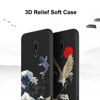 Dla Meizu 16 16th Plus Case 3D wypukła matowa miękka pokrywa tylna LICOERS oficjalne etui dla Zu Mei Meizu16 16th Case Fundas Shell