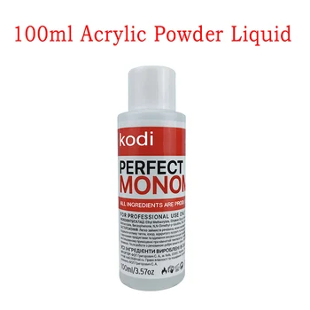 Dla paznokci przezroczysty akryl puder Nails Desgin Gel Polish Kit wysokiej jakości narzędzia 100 ml płyn akrylowy Monomer akrylowy żel
