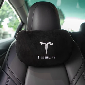 Dla Tesla Model 3 S X poduszka na szyję zagłówek fotelika poduszka oparcia zagłówek samochodu szyi 1szt