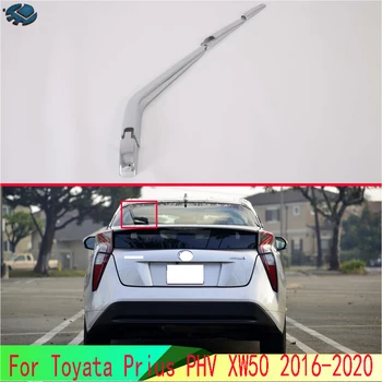 Dla Toyota Prius PHV XW50 2016-2020 akcesoria samochodowe ABS chrom szyba tylna wycieraczka uchwyt ostrze pokrywa wykończenie