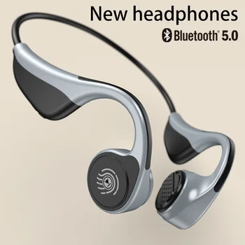 Dla Xiaomi Huawei Bezprzewodowe Słuchawki Kostne Bluetooth 5.0 Słuchawki Stereo Sportowe Długi Tryb Gotowości Wodoodporne Słuchawki