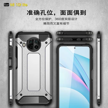 Dla Xiaomi Mi 10T Lite pokrowiec Etui dla Xiaomo Mi 10T 10 Pro Mi Note 10 Pro Lite etui do telefonu Armor Hard Back Shell Coque Fund Capa