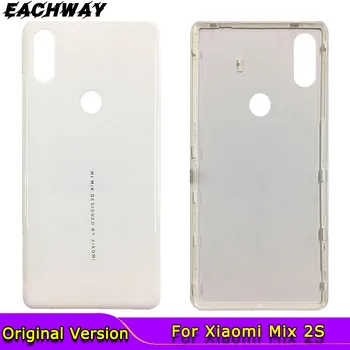 Dla Xiaomi Mi Mix 2S tylna pokrywa baterii do Xiaomi Mi Mix2S 2 S tylna klapa obudowa Obudowa wymiana panelu