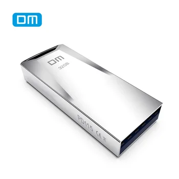 DM PD115 USB Flash Drive 32GB Pendrive Metal High Speed USB Stick 16GB Pen Drive rzeczywista pojemność 8GB USB Flash Darmowa wysyłka
