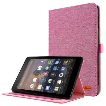 Do Amazon Fire HD 8 Plus Case 2020 Cowboy Flip Stand Tablet Cover For Amazon Kindle Fire HD8 Plus 2020 10th Case + folia