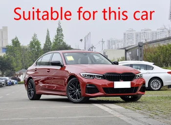 Do BMW 3 serii G20 2019-2021 akcesoria samochodowe Styl włókna węglowego przeciwmgłowa wykończenie oprawy
