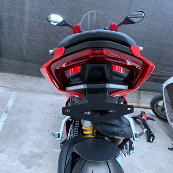 Do motocykla DUCATI Panigale V4 V4S składane tylne tylne światła hamowania kierunkowskazy wbudowane diody led Uchwyt tablicy rejestracyjnej