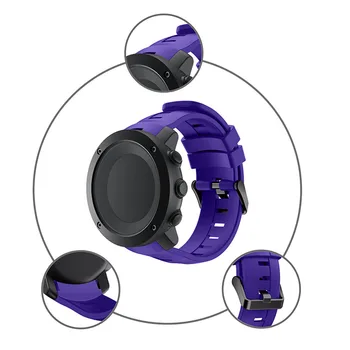 Do urządzenia SUUNTO AMBIT3 VERTICAL Frontier/klasyczny silikonowa bransoletka sportowy pasek wymienny do urządzenia SUUNTO AMBIT3 VERTICAL smart watch