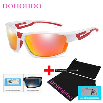 DOHOHDO 2021 modne okulary polaryzacyjne okulary przeciwsłoneczne, męskie okulary sportowe retro luksusowe damskie markowe markowe UV400