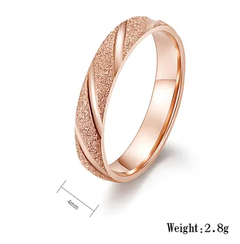 Dostosować matowe miłosne pierścienie ze stali nierdzewnej DIY wygrawerować imię data pierścionki zaręczynowe dla kobiet, mężczyzn kochanek rocznica biżuteria prezent