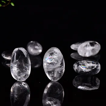 Drop Shipping kamień naturalny przezroczysty kwarc duży kamień kwarc biały kryształ mineralny próbki Kamienny żwir żwir szorstki nieobrobiony kamień szlachetny