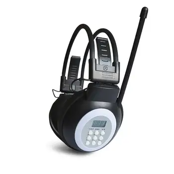 DRU-308S przenośne cyfrowe słuchawki bezprzewodowe 50-108 Mhz FM-radio stereo zestaw słuchawkowy 2019NEW