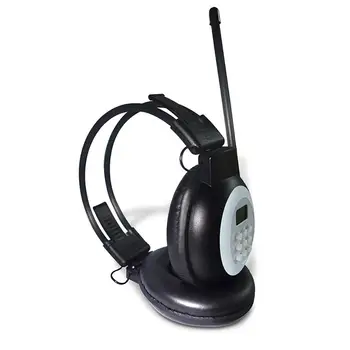 DRU-308S przenośne cyfrowe słuchawki bezprzewodowe 50-108 Mhz FM-radio stereo zestaw słuchawkowy 2019NEW