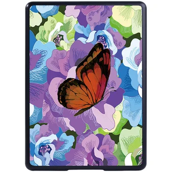 Drukowana motyl pokrowiec Etui do Amazon Kindle 8/10 Paperwhite 1 2 3 4 ultra cienki, Odporny na wstrząsy etui + uchwyt