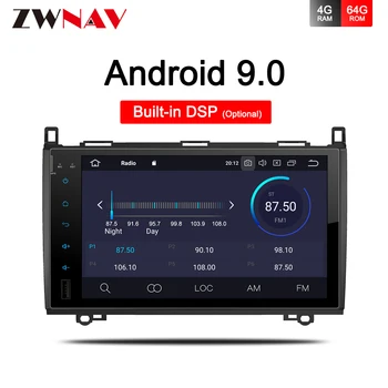 DSP 4G+64GB Android 9.0 nawigacja gps dla Mercedes-Benz A/B/Viano i Vito/Sprinter radio samochodowe multimedialny Odtwarzacz wideo odtwarzacz