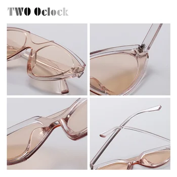 Dwie godziny całe trójkątne okulary Kobiety 2020 modne modne okulary partia Kocie oko okulary Oculos W95082