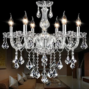 DX Modern Led lampa wisząca projektowe oświetlenie Salon Sypialnia Kryształowy lampa luksusowy świecznik czarny biały kolorowy brokat